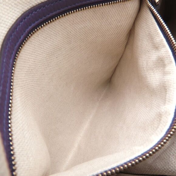 GUCCI Purple Leather Shoulder Bag - Picture 9 of 10